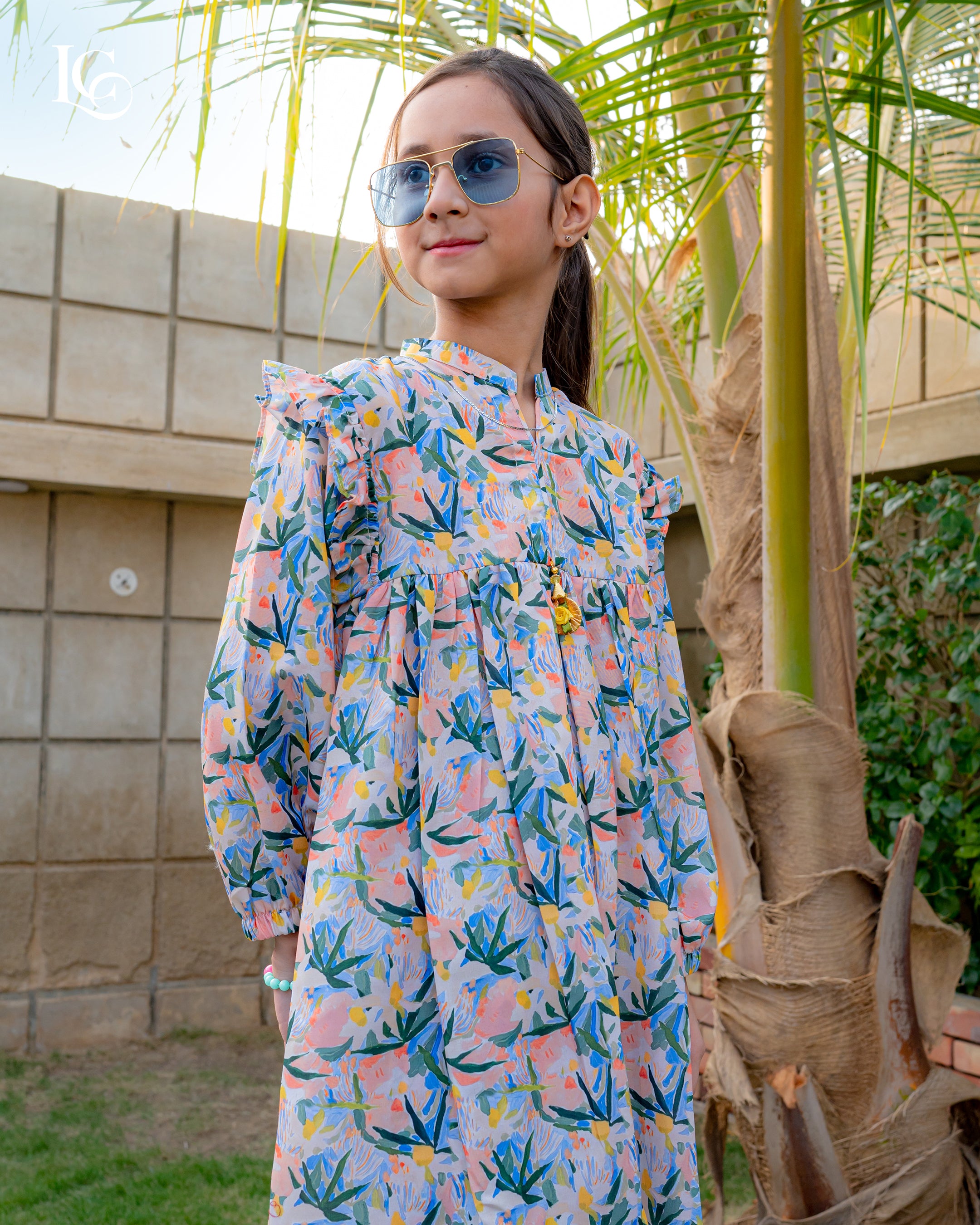 lc 01 print 2pcs lawn