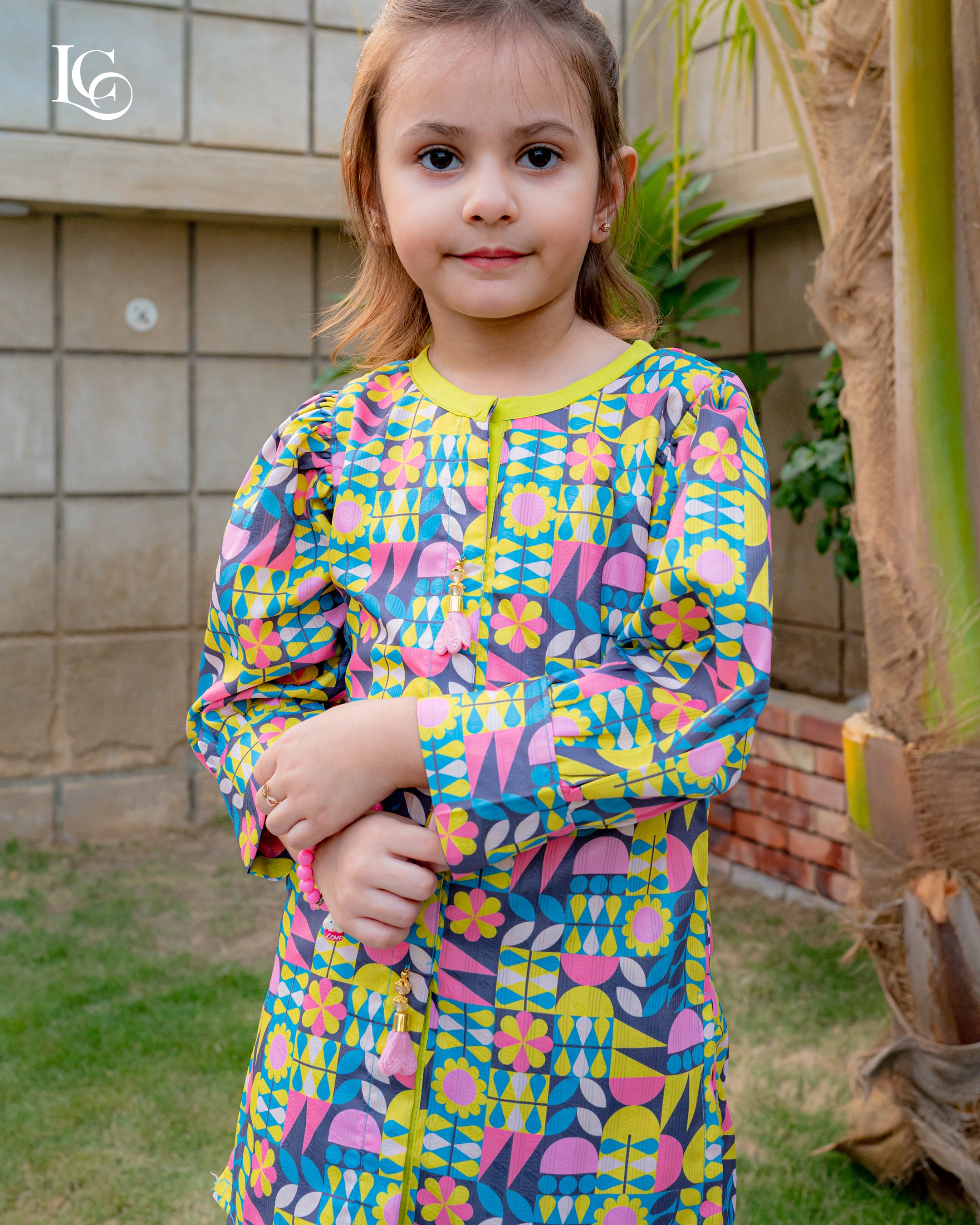 lc 02 print 2pcs lawn