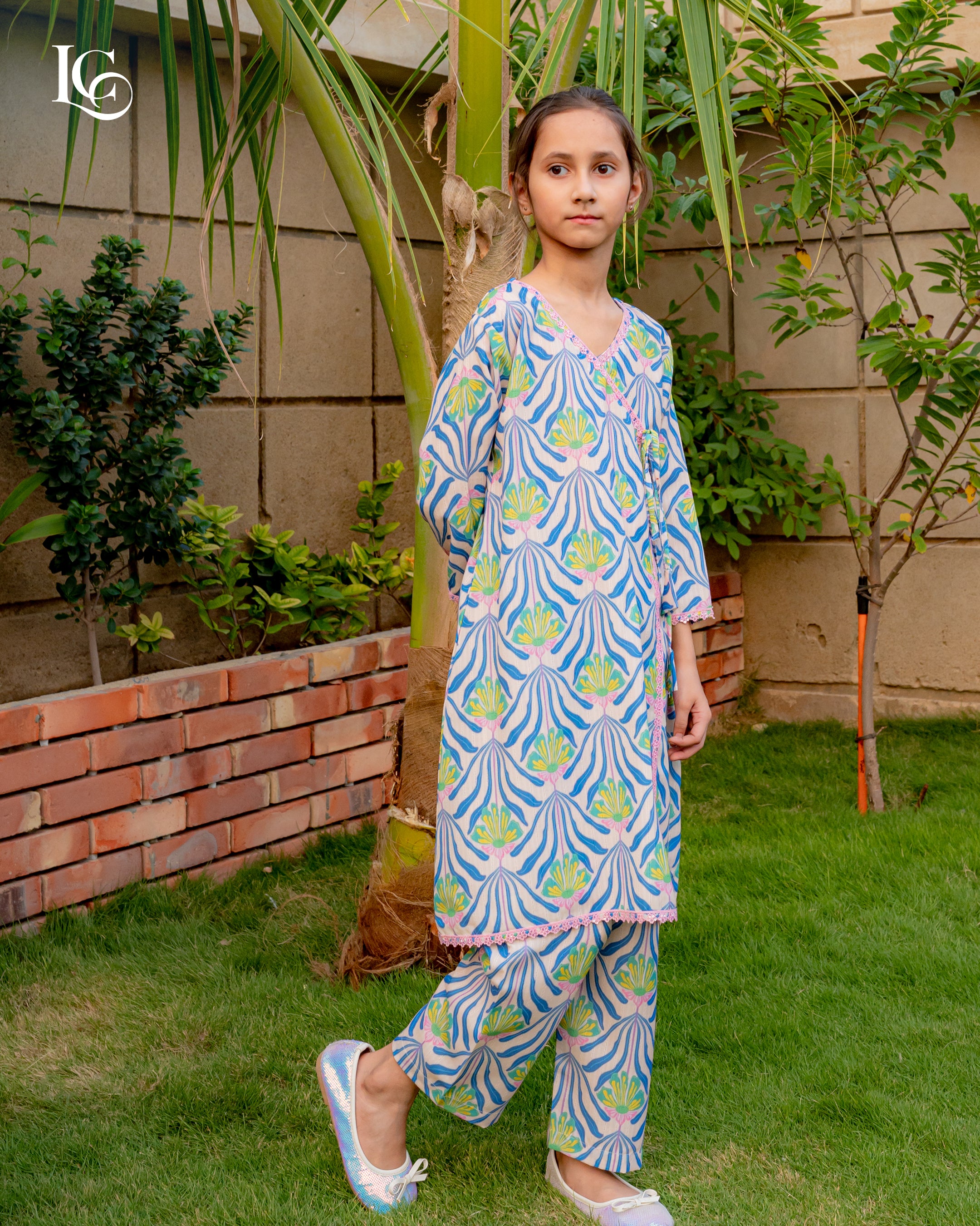 lc 04 print 2pcs lawn