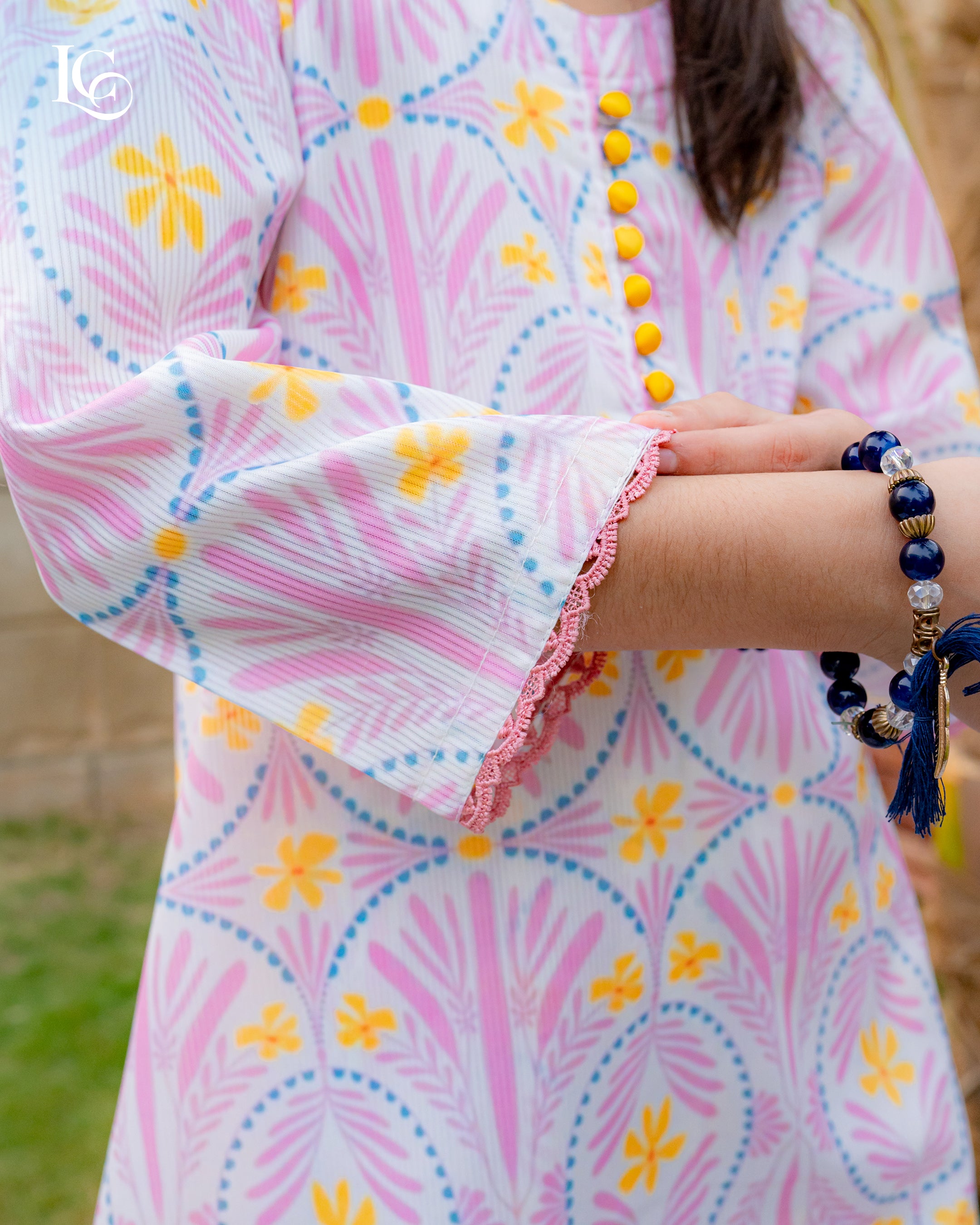 lc 03 print 2pcs lawn